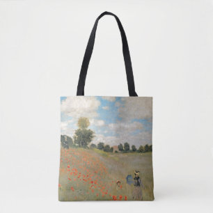 Claude Monet   Wilde papaver nabij Argenteuil Tote Bag
