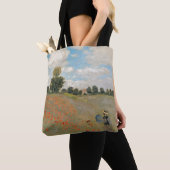 Claude Monet | Wilde papaver nabij Argenteuil Tote Bag (Dichtbij)