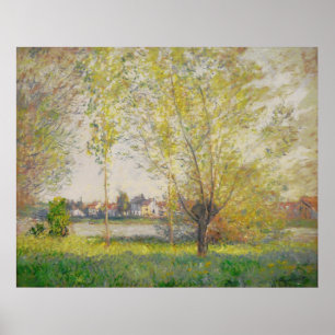 Claude Monet - Willows of Vetheuil Poster
