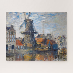 Claude Monet - Windmill, Amsterdam Legpuzzel
