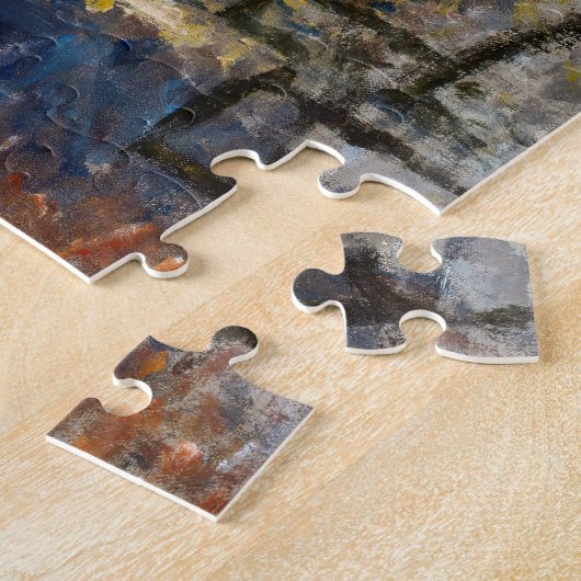 Claude Monet - Windmill, Amsterdam Legpuzzel (Zijkant)