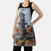 Claude Monet - Windmill, Amsterdam Schort (Insitu)