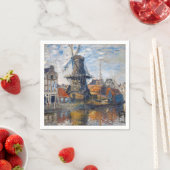 Claude Monet - Windmill, Amsterdam Servet (Insitu)
