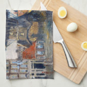 Claude Monet - Windmill, Amsterdam Theedoek (Quarter Fold)