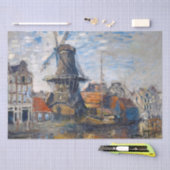 Claude Monet - Windmill, Amsterdam Tissuepapier (Craft)
