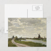 Claude Monet - Windmills nabij Zaandam Briefkaart (Voorkant / Achterkant)