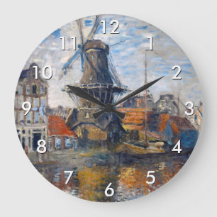 Claude Monet - Windmolen, Amsterdam Grote Klok