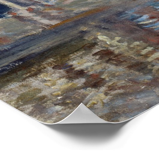 Claude Monet - Windmolen, Amsterdam Poster (Hoek)