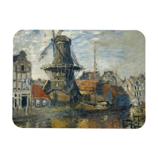 Claude Monet - Windmolen op de Onafhankelijke Mone Magneet (Horizontaal)