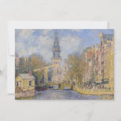 Claude Monet - Windmolens bij Zaandam Bedankkaart (Voorkant)