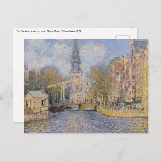 Claude Monet - Windmolens bij Zaandam Briefkaart (Voorkant / Achterkant)