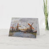 Claude Monet - Windmolens bij Zaandam Kaart (Voorkant)