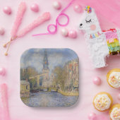 Claude Monet - Windmolens bij Zaandam Papieren Bordje (Feest)