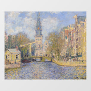 Claude Monet - Windmolens bij Zaandam Raamsticker