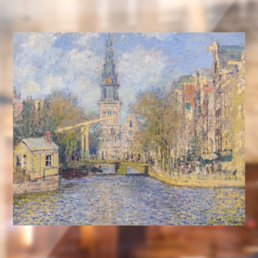 Claude Monet - Windmolens bij Zaandam Raamsticker (Vel 2)