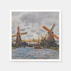 Claude Monet - Windmolens bij Zaandam Servet
