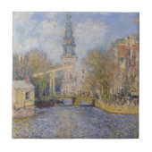 Claude Monet - Windmolens bij Zaandam Tegeltje (Voorkant)