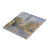 Claude Monet - Windmolens bij Zaandam Tegeltje (Zijkant)