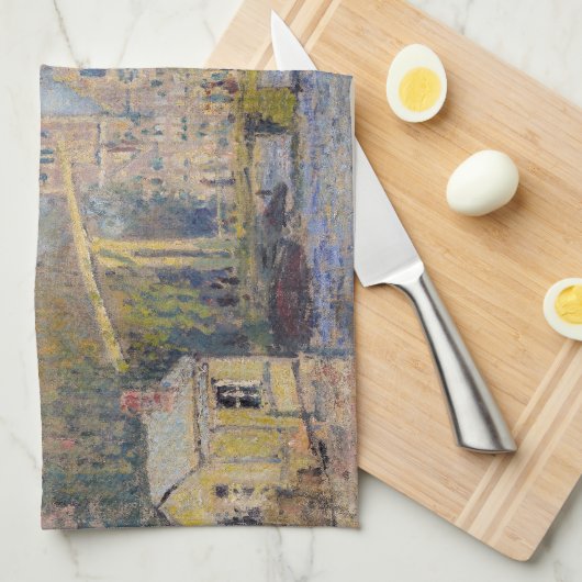 Claude Monet - Windmolens bij Zaandam Theedoek (Quarter Fold)