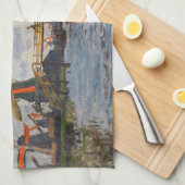 Claude Monet - Windmolens bij Zaandam Theedoek (Quarter Fold)