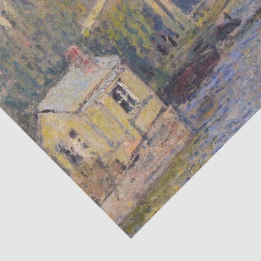 Claude Monet - Windmolens bij Zaandam Tissuepapier (Detail)