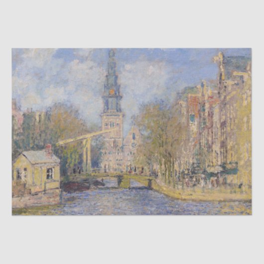 Claude Monet - Windmolens bij Zaandam Tissuepapier (Voorkant)