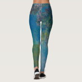 Claude Monet Wisteria Fine Art Floral GalleryHD Leggings (Achterkant)