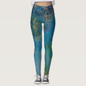Claude Monet Wisteria Fine Art Floral GalleryHD Leggings (Voorkant)