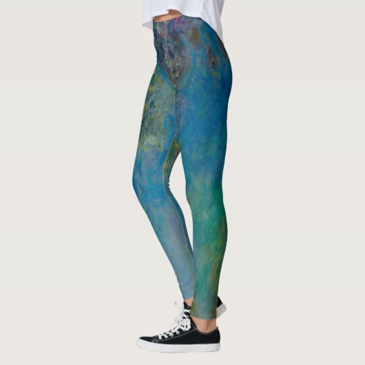 Claude Monet Wisteria Fine Art Floral GalleryHD Leggings (Links)