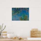 Claude Monet Wisteria Fine Art Floral GalleryHD Poster (Keuken)