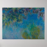 Claude Monet Wisteria Fine Art Floral GalleryHD Poster<br><div class="desc">Claude Monet. Wisteria. c. 1925. Olie op canvas. Kunst origineel schilderij van de beroemde Franse impressionistische kunstenaar Claude Monet.</div>