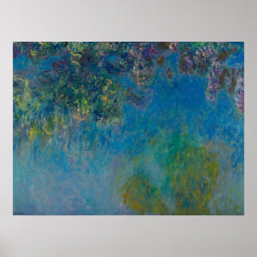 Claude Monet Wisteria Fine Art Floral GalleryHD Poster (Voorkant)
