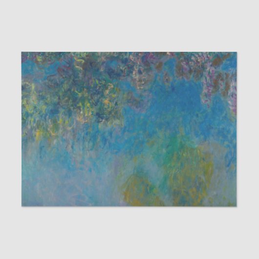 Claude Monet Wisteria Fine Art Floral GalleryHD Tissuepapier (Voorkant)