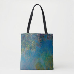 Claude Monet Wisteria Fine Art Floral GalleryHD Tote Bag