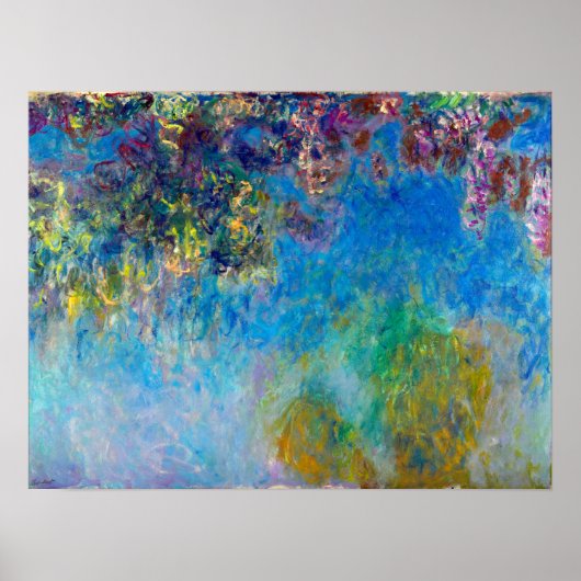 Claude Monet Wisteria Poster (Voorkant)
