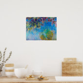 Claude Monet Wisteria Poster (Keuken)