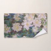 Claude Monet - Witte Clematis Bad Handdoek (Handdoek)