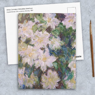 Claude Monet - Witte Clematis Briefkaart