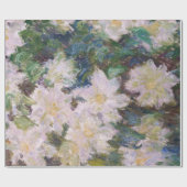 Claude Monet - Witte Clematis Cadeaupapier (Vlak)