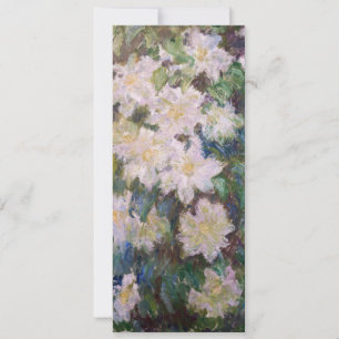 Claude Monet - Witte Clematis Kaart