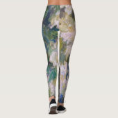 Claude Monet - Witte Clematis Leggings (Achterkant)