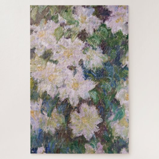 Claude Monet - Witte Clematis Legpuzzel (Verticaal)