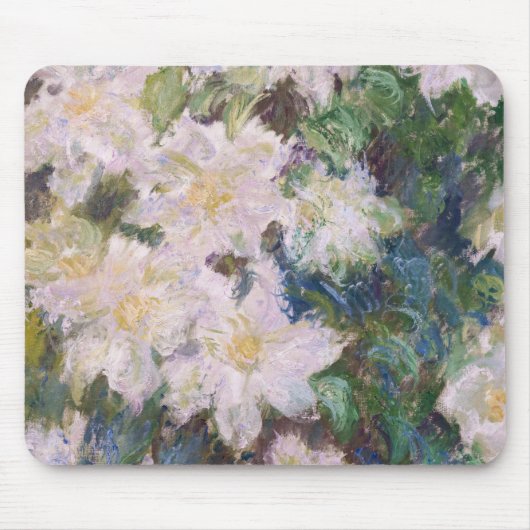 Claude Monet - Witte Clematis Muismat (Voorkant)