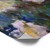 Claude Monet - Witte Clematis Poster (Hoek)