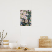 Claude Monet - Witte Clematis Poster (Keuken)