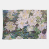 Claude Monet - Witte Clematis Theedoek (Horizontaal)