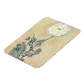 Claude Monet | Witte papaver, 1883 Magneet (Linkerzijde)