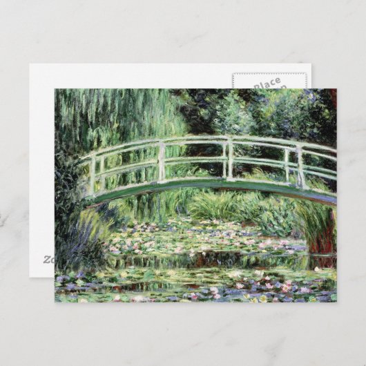 Claude Monet | Witte waterlionen, 1899 Briefkaart (Voorkant / Achterkant)