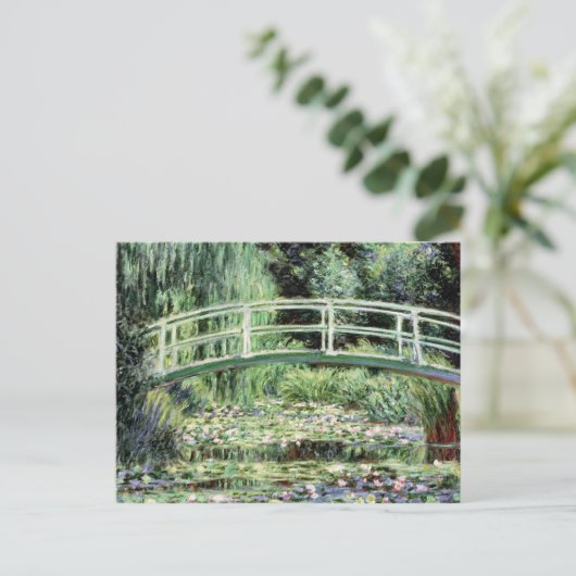 Claude Monet | Witte waterlionen, 1899 Briefkaart (Staand voorkant)