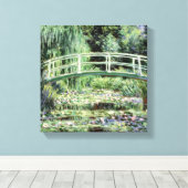 Claude Monet | Witte waterlionen, 1899 Canvas Afdruk (Insitu (Houten vloer))